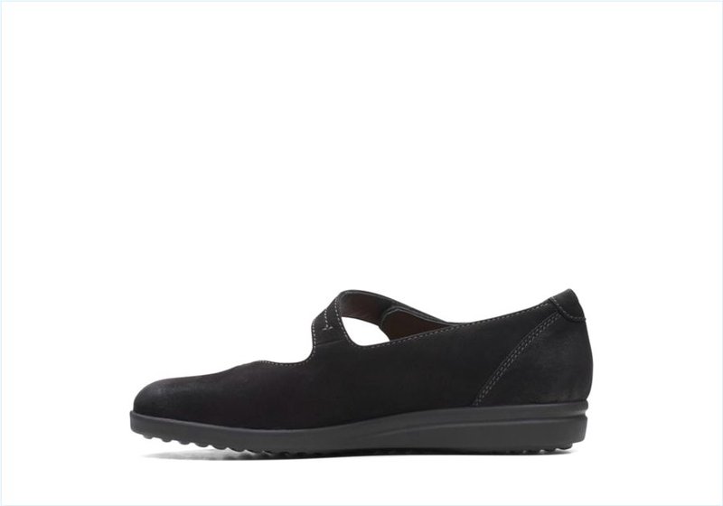  Tamzen Walk / Black Nubuck Womens Shoes