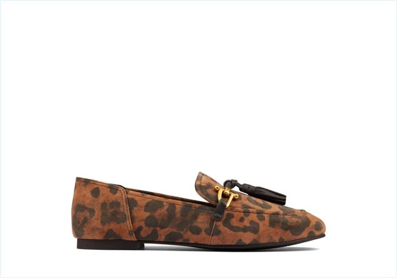  Pure 2 Tassel / Leopard Suede Womens Shoes