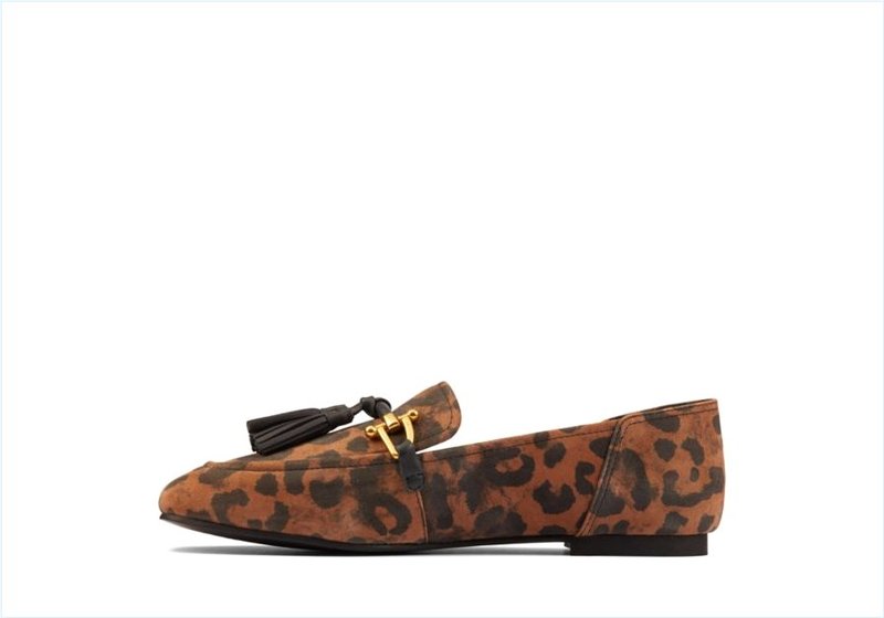  Pure 2 Tassel / Leopard Suede Womens Shoes