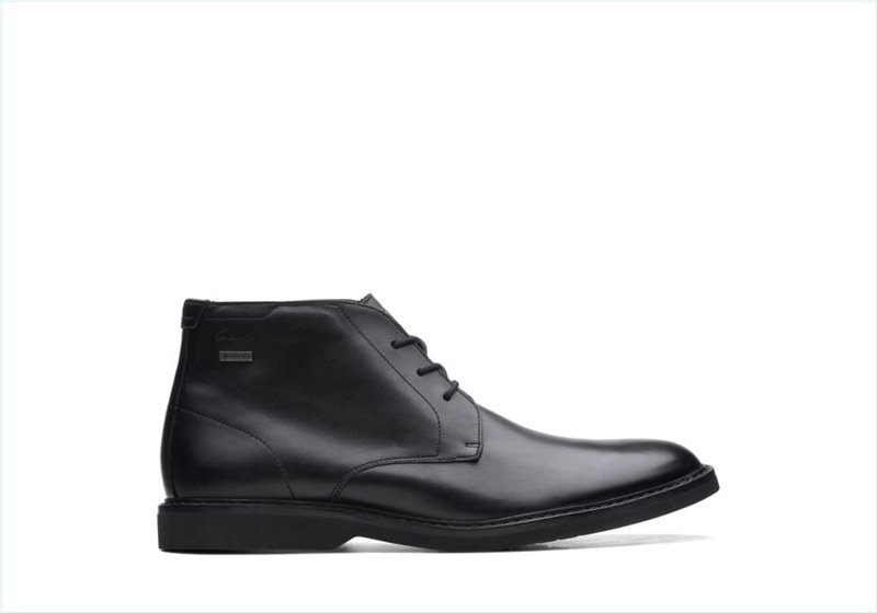  AtticusLTHiGTX / Black Leather Mens Boots