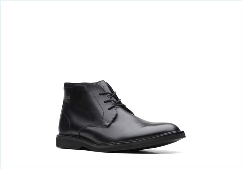  AtticusLTHiGTX / Black Leather Mens Boots