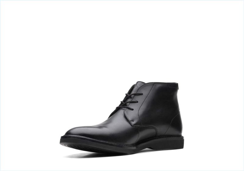  AtticusLTHiGTX / Black Leather Mens Boots