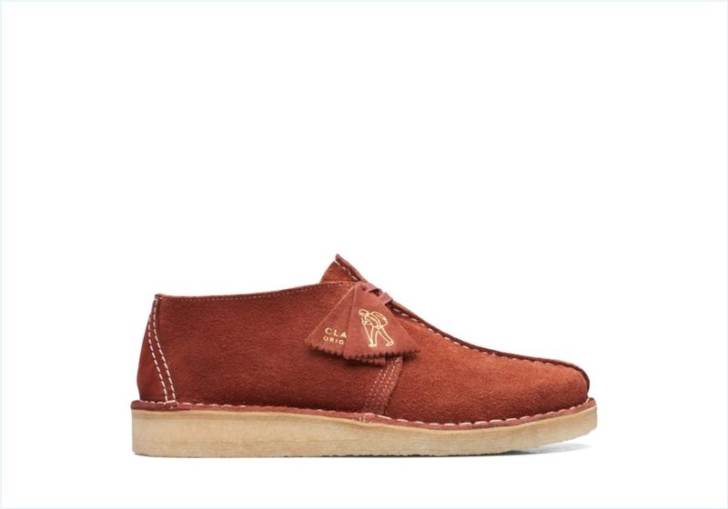  Desert Trek / Burgundy Suede Mens Originals Icon Shoes