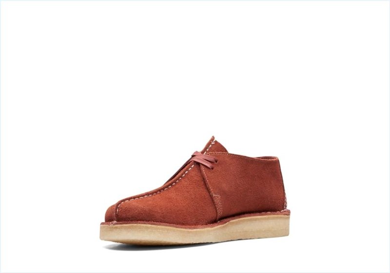  Desert Trek / Burgundy Suede Mens Originals Icon Shoes