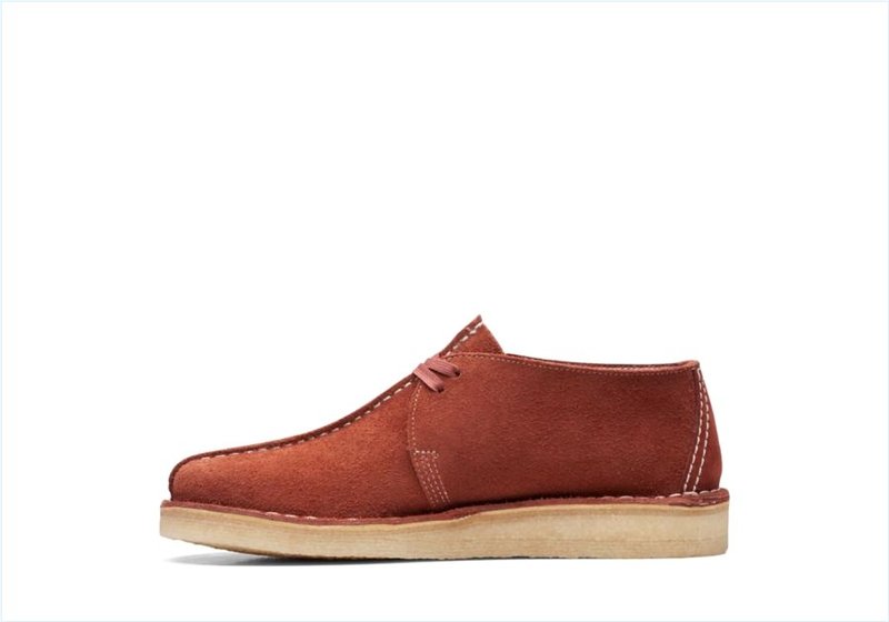  Desert Trek / Burgundy Suede Mens Originals Icon Shoes