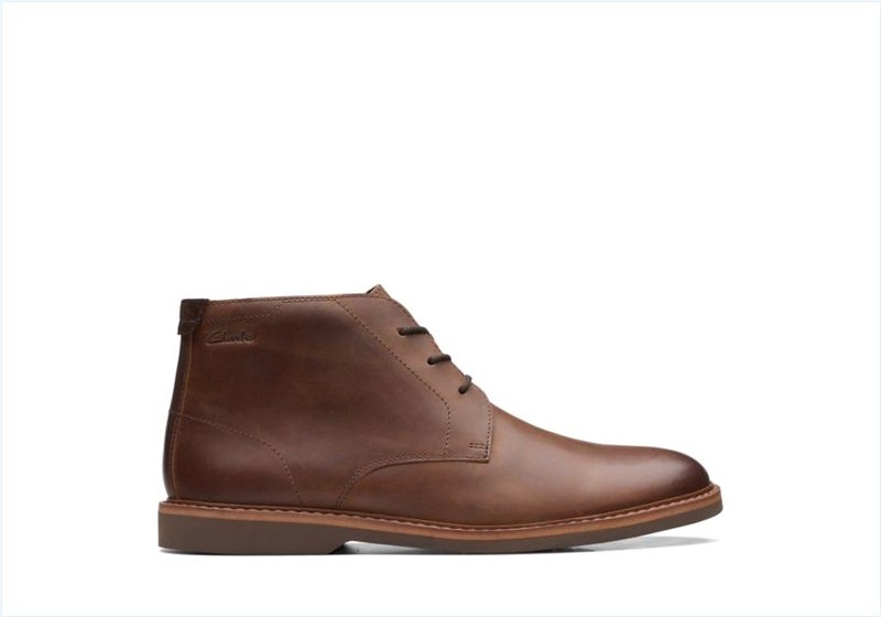  Atticus LT Mid / Dark Tan Leather Mens Boots