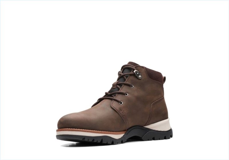  Topton Mid GTX / Dark Brown Leather Mens Boots