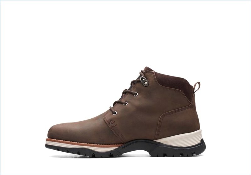  Topton Mid GTX / Dark Brown Leather Mens Boots