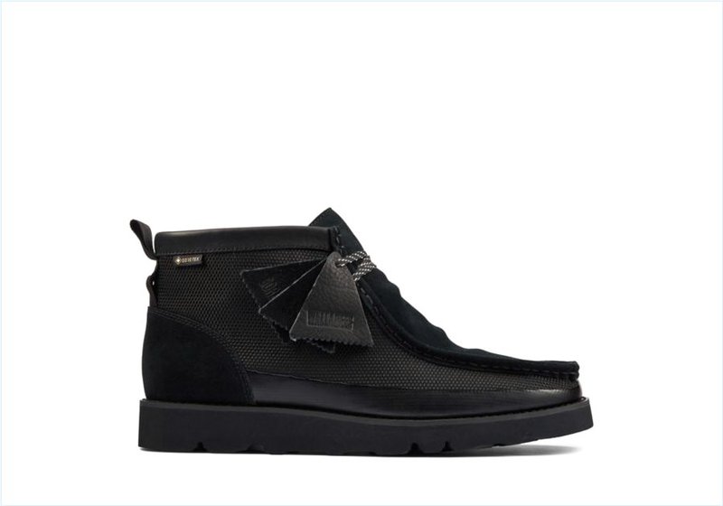  Wallabee2.0GTX / Black Combination Mens Originals Boots