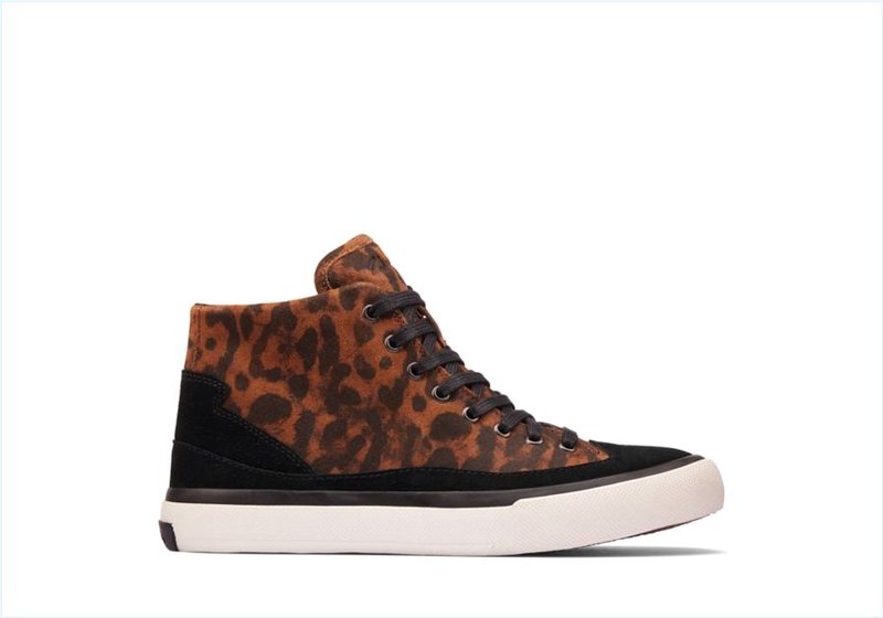  Aceley Zip Hi / Leopard Suede Womens Sport Boots