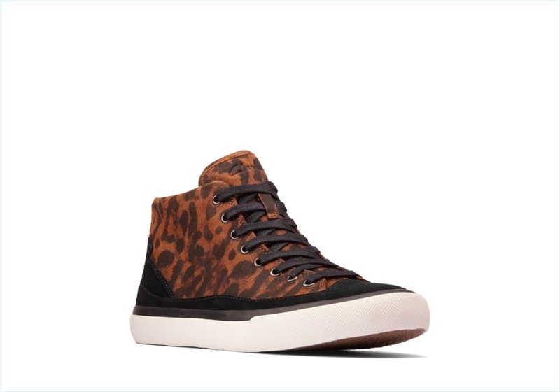  Aceley Zip Hi / Leopard Suede Womens Sport Boots