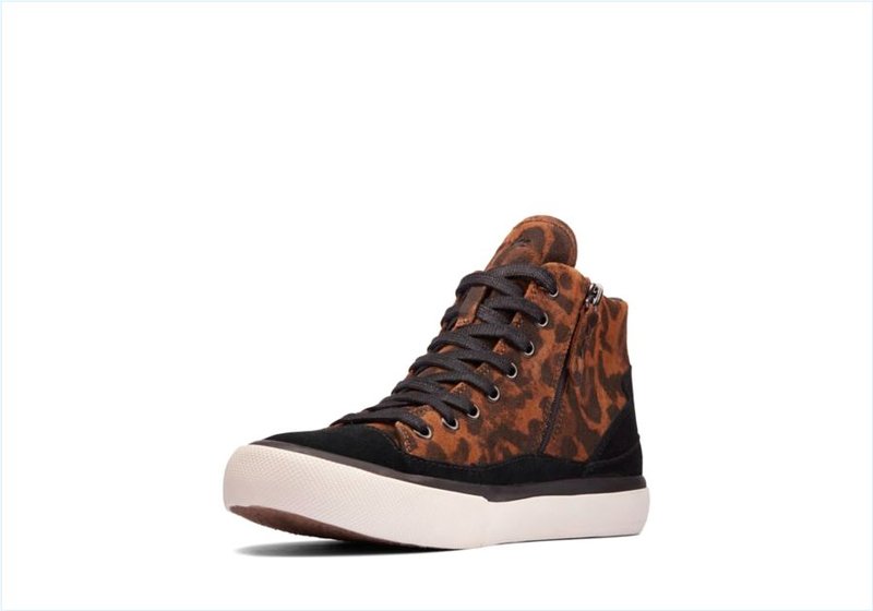  Aceley Zip Hi / Leopard Suede Womens Sport Boots