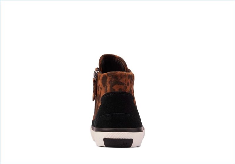  Aceley Zip Hi / Leopard Suede Womens Sport Boots