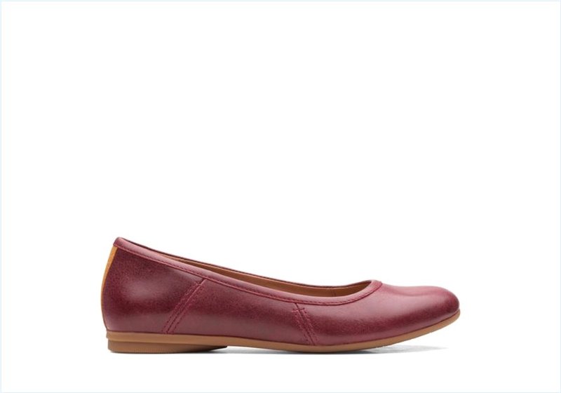  Canebay Plain / Wine Leather Womens Shoes