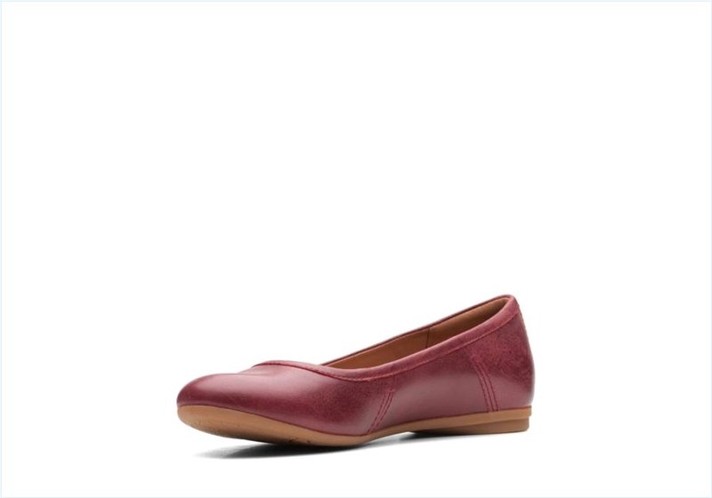  Canebay Plain / Wine Leather Womens Shoes