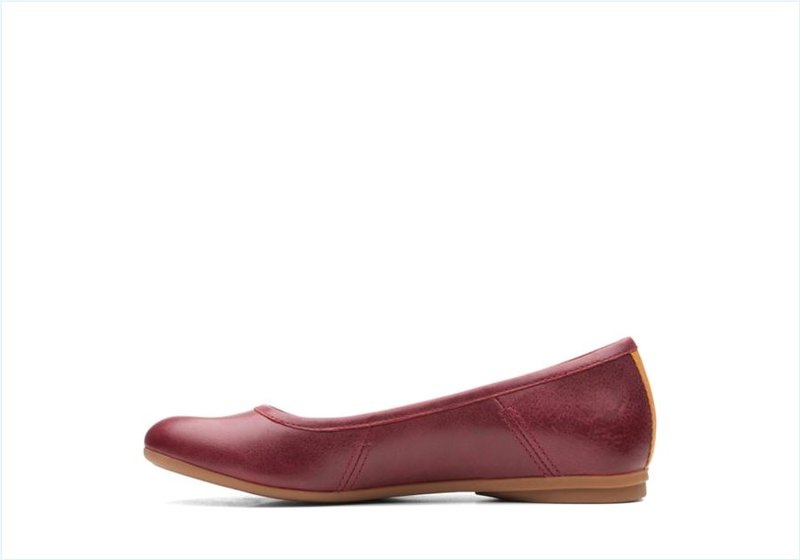  Canebay Plain / Wine Leather Womens Shoes