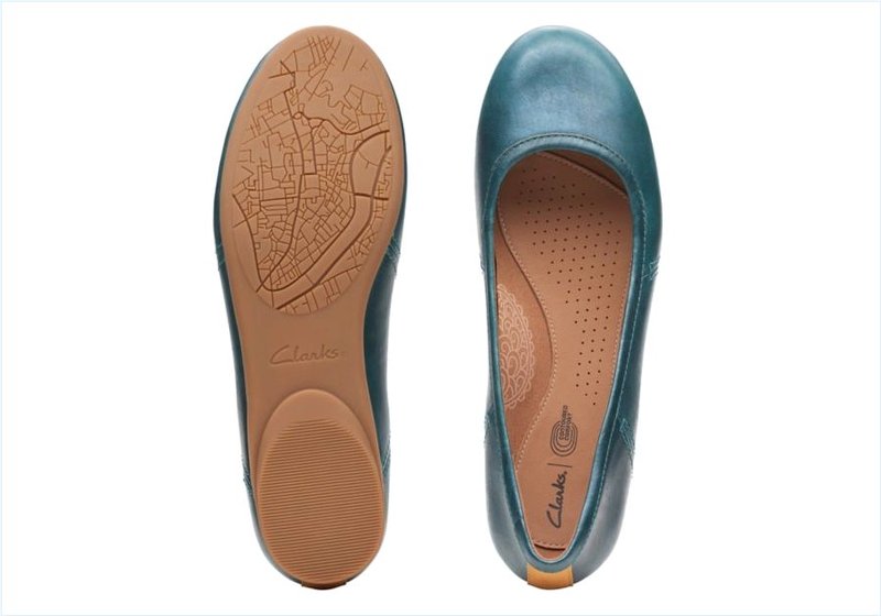  Canebay Plain / Teal Womens Shoes