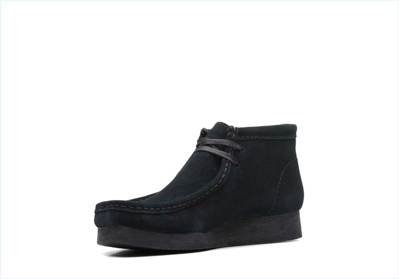  Wallabee Boot 2 / Black Suede Womens Boots