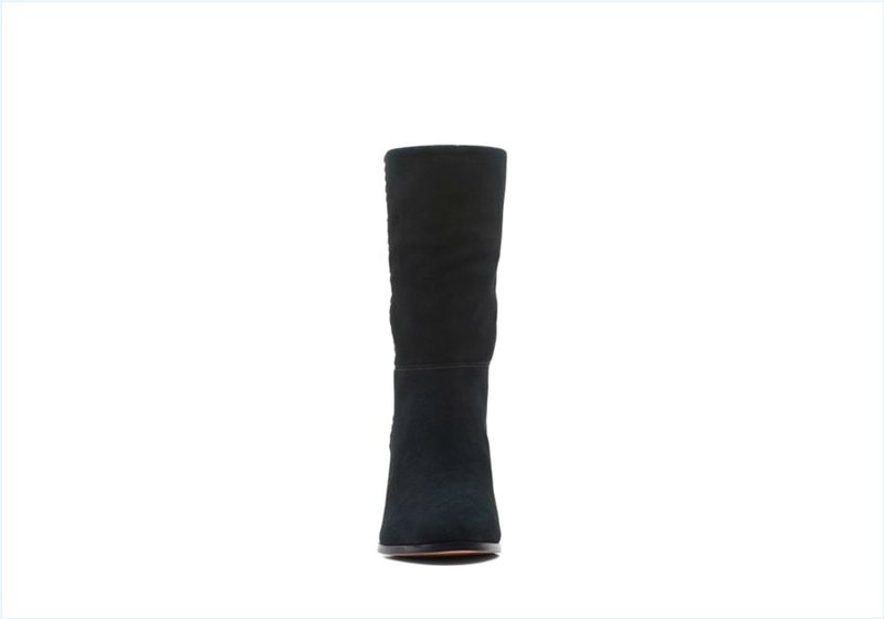  Karamo Mid / Black Suede Womens Boots