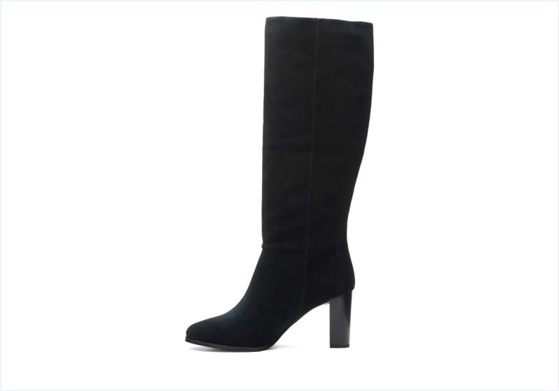  Karamo Hi / Black Suede Womens Boots