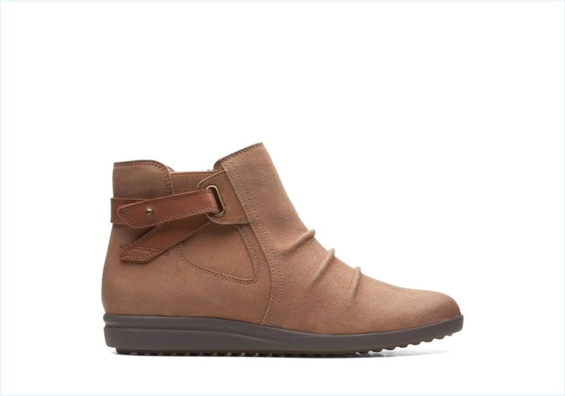  Tamzen Mid / Tan Suede Womens Boots