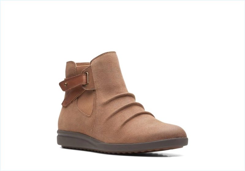  Tamzen Mid / Tan Suede Womens Boots