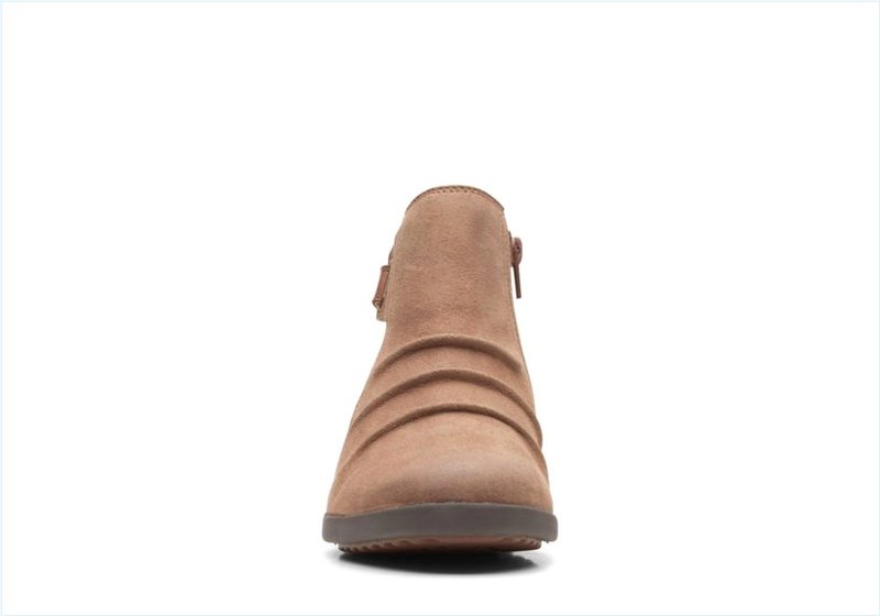  Tamzen Mid / Tan Suede Womens Boots