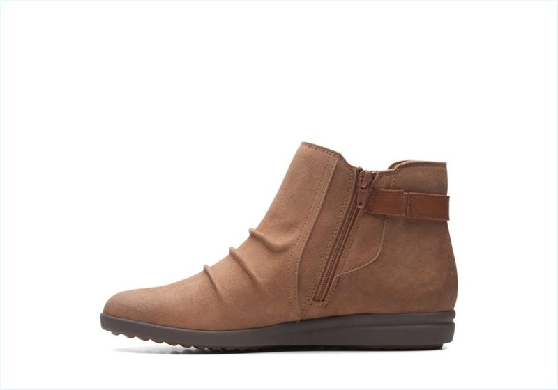  Tamzen Mid / Tan Suede Womens Boots