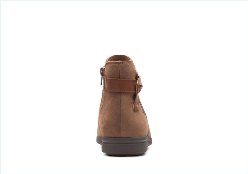  Tamzen Mid / Tan Suede Womens Boots