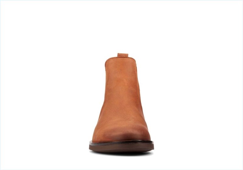  Memi Top / Dark Tan Leather Womens Boots