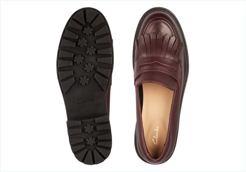  Orinoco 2 Loafer / Burgundy Leather Womens Shoes