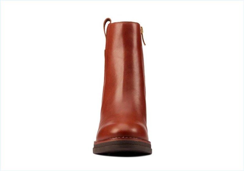  Mable Easy / Dark Tan Leather Womens Boots