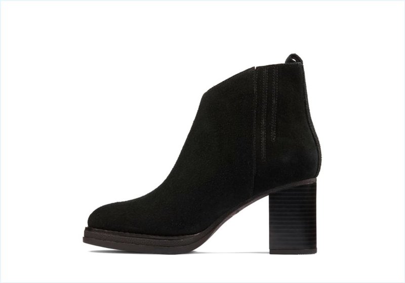  Mable Zip / Black Suede Womens Boots