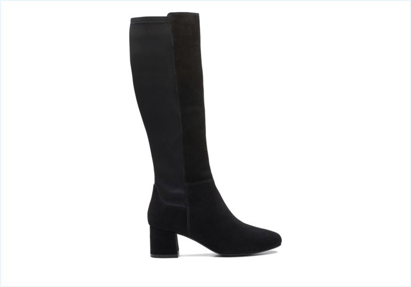  Sheer55 Hi / Black Suede Womens Boots