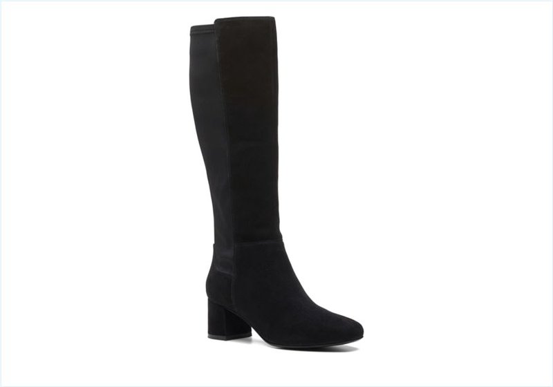  Sheer55 Hi / Black Suede Womens Boots