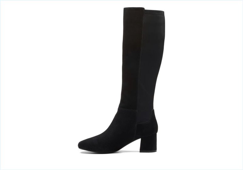  Sheer55 Hi / Black Suede Womens Boots