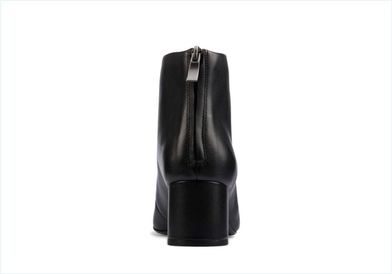  Sheer55 Zip / Black Leather Womens Boots