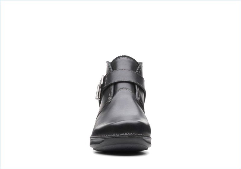  Appley Mid / Black Leather Womens Boots