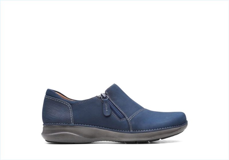  Appley Zip / Navy Nubuck Womens Shoes