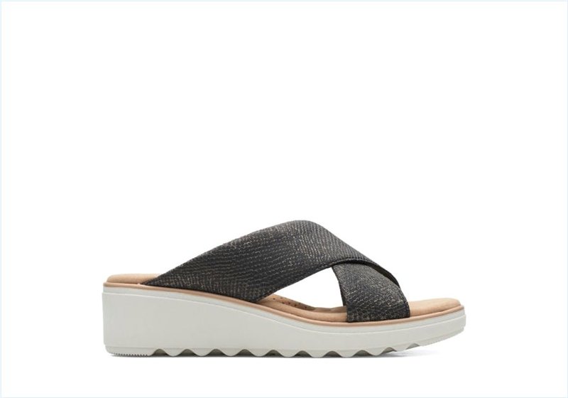  Jillian Gem / Black Womens Sandals