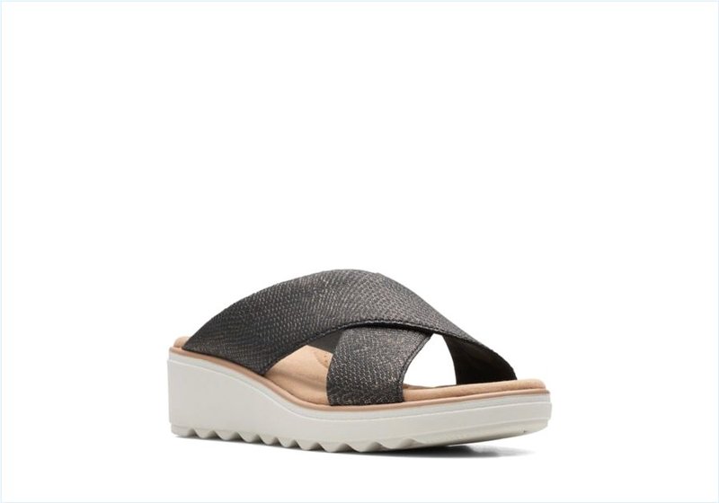  Jillian Gem / Black Womens Sandals