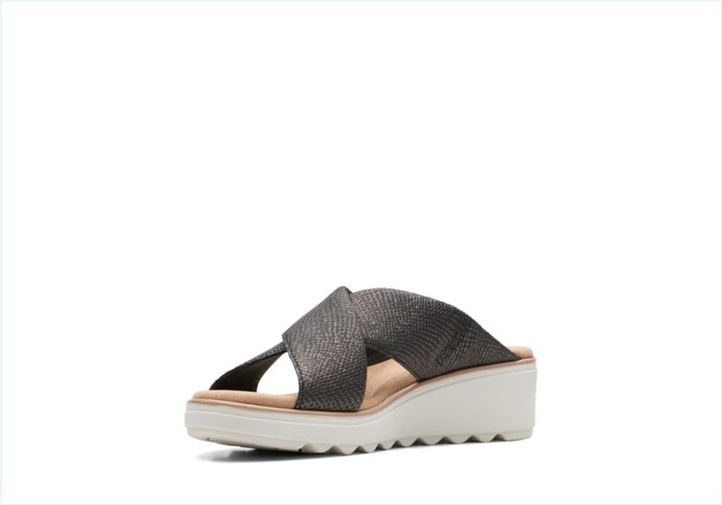  Jillian Gem / Black Womens Sandals