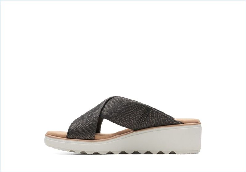  Jillian Gem / Black Womens Sandals