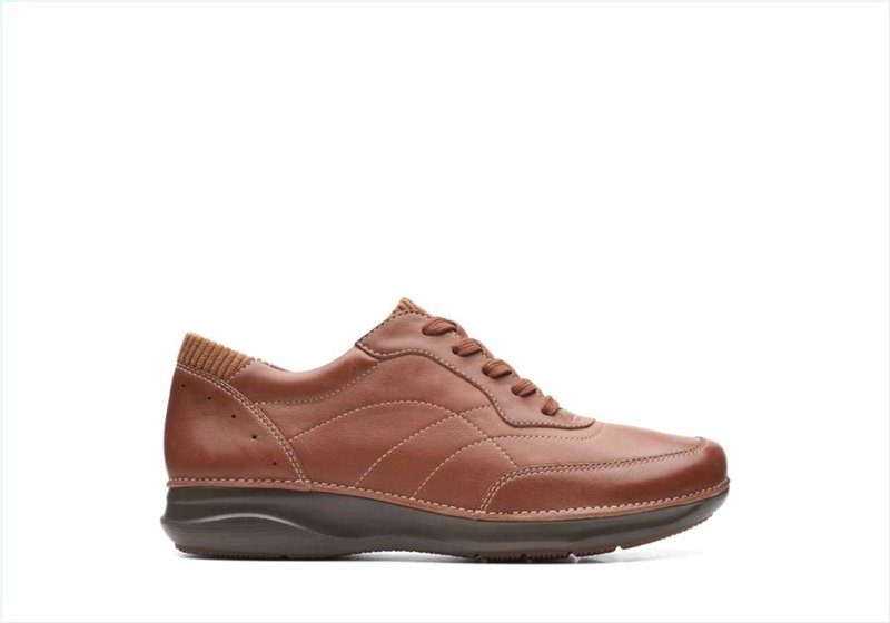  Appley Tie / Dark Tan Leather Womens Shoes