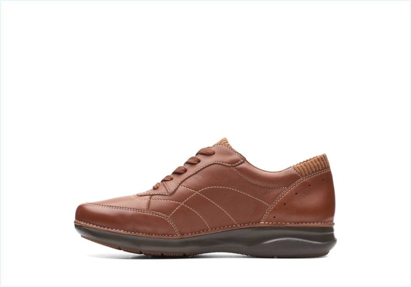  Appley Tie / Dark Tan Leather Womens Shoes