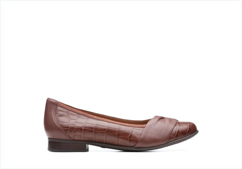  Un Blush Wish / Dark Tan Croc Womens Shoes