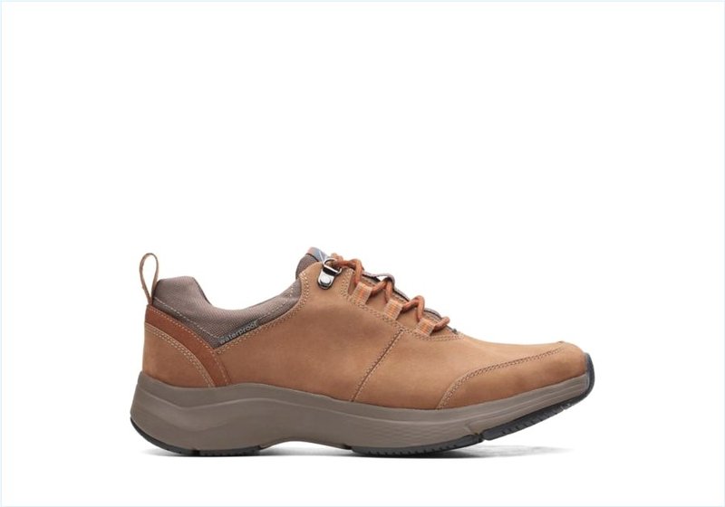  Wave2.0 Tie / Dark Tan Nubuck Mens Sport Shoes