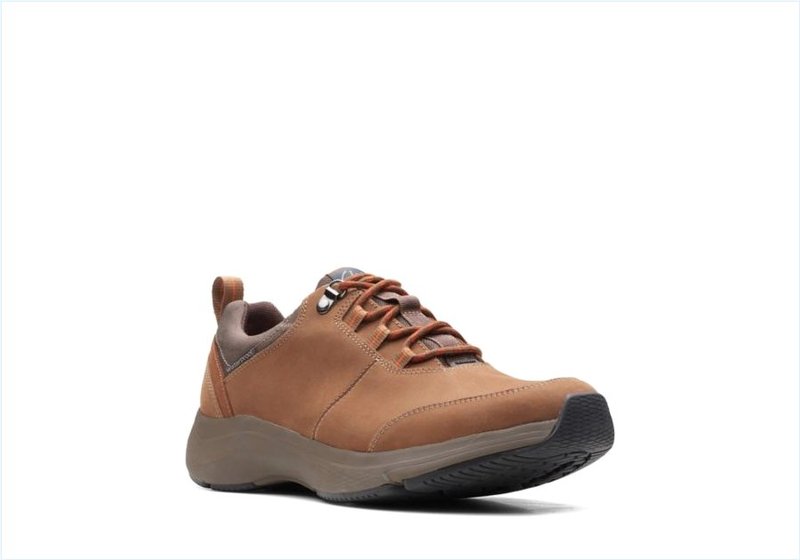  Wave2.0 Tie / Dark Tan Nubuck Mens Sport Shoes