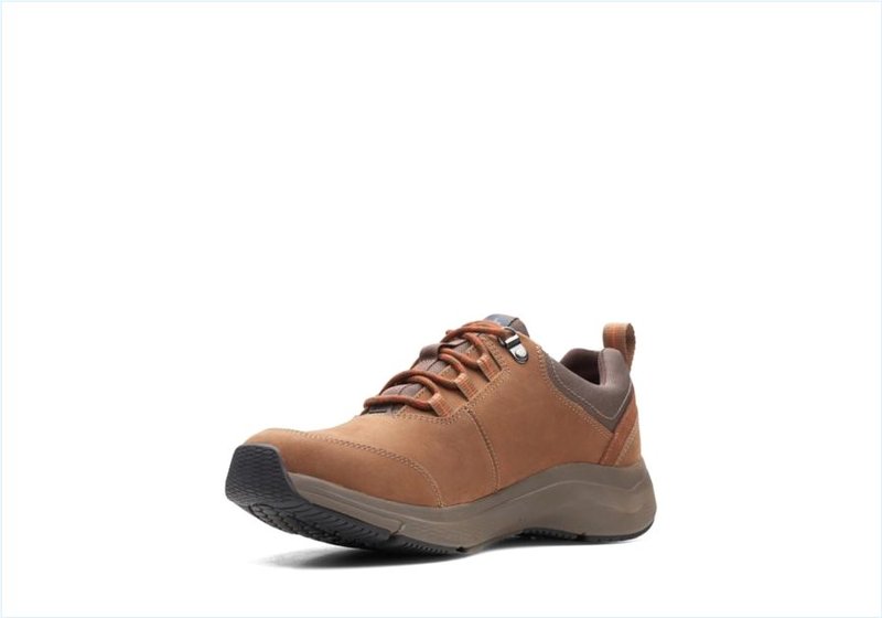  Wave2.0 Tie / Dark Tan Nubuck Mens Sport Shoes