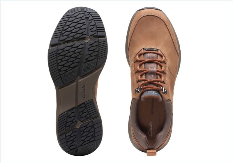  Wave2.0 Tie / Dark Tan Nubuck Mens Sport Shoes